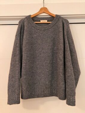Sezane Heather Grey Brushed Crewneck Sweater

“Amiel” jumper.